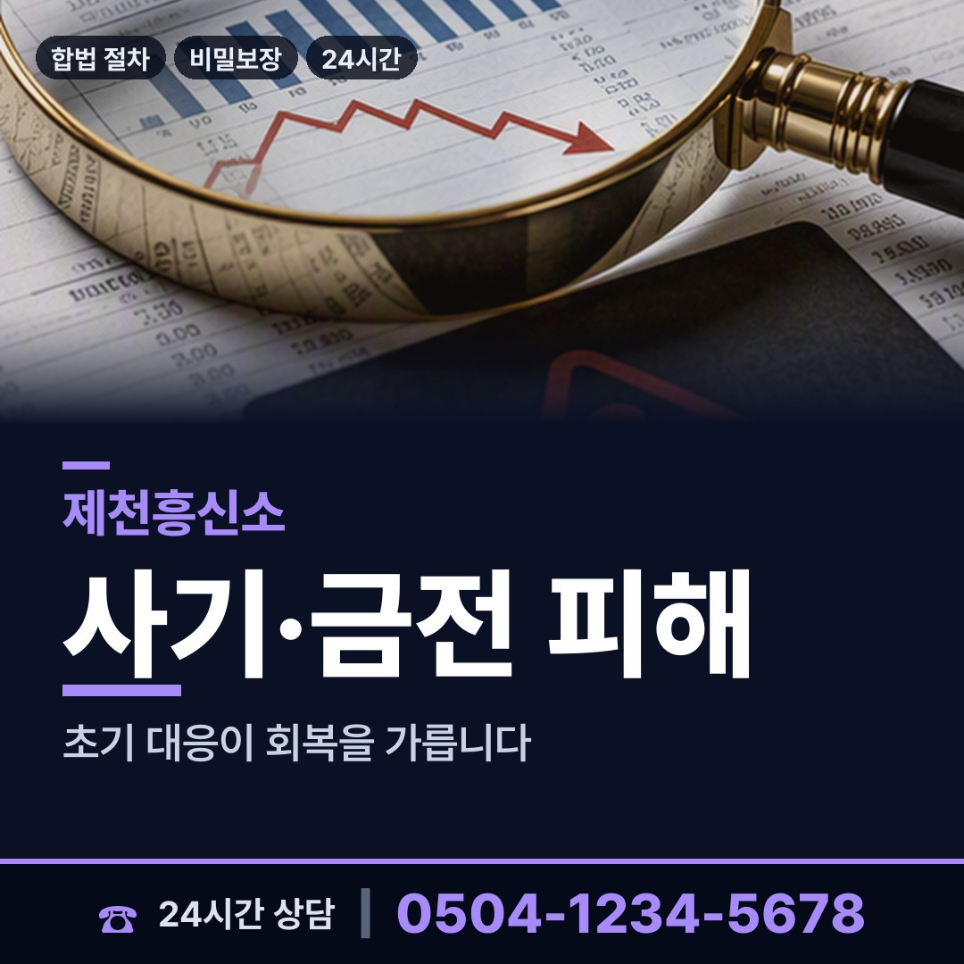 제천 중앙동 사설탐정 상담 안내